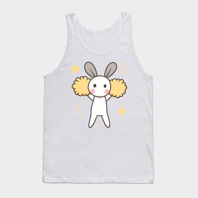 Cheering doodle bunny Tank Top by KammyBale